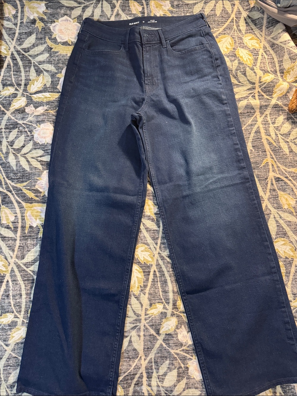 Old Navy sz 10 High-Rise Wide-Leg Jeans